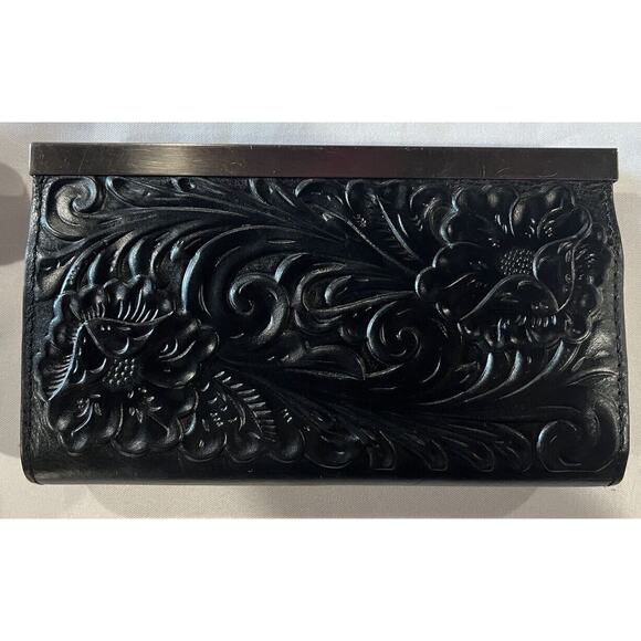 PATRICIA NASH Beaumont Leather Crossbody Beaumont Flap + Cauchy Wallet Black - Picture 14 of 16